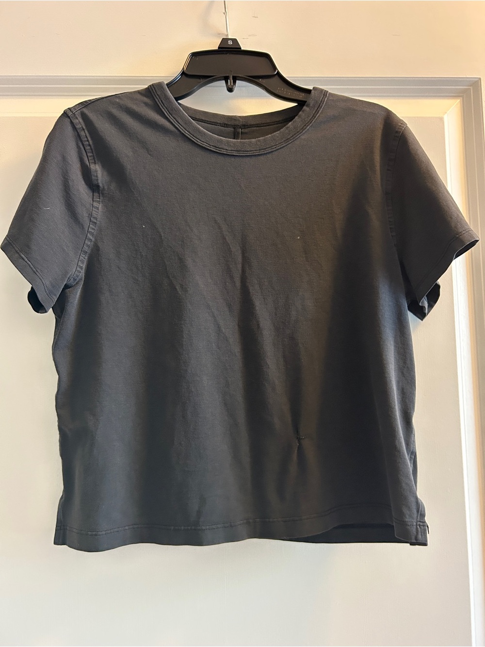 lululemon athletica Charcoal Gray Crop Top